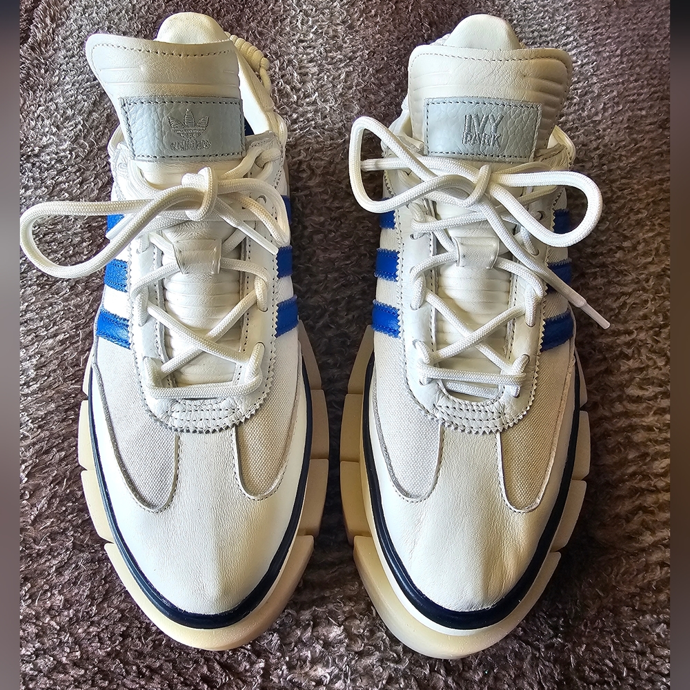 Adidas Ivy Park x Super Sleek 'Rodeo' Glow Blue Creepers